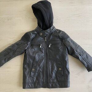 Urban Republic Faux Leather Motorcycle Toddler Jacket